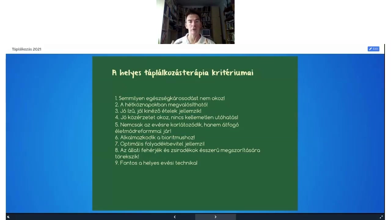 Táplálkozásterápia